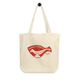 “Wood is Warm” Eco Tote Bag—Red—Small