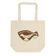 “Wood is Warm” Eco Tote Bag—Brown—Small